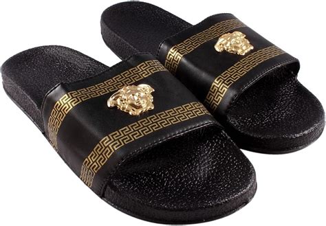 versace slippers women's price|Versace house slippers.